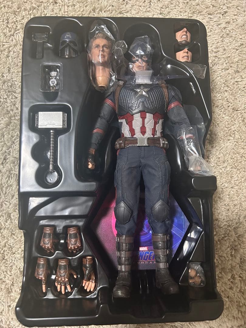 Hot Toys キャプテン・アメリカ 1/6フィギュア(部品欠品あり)