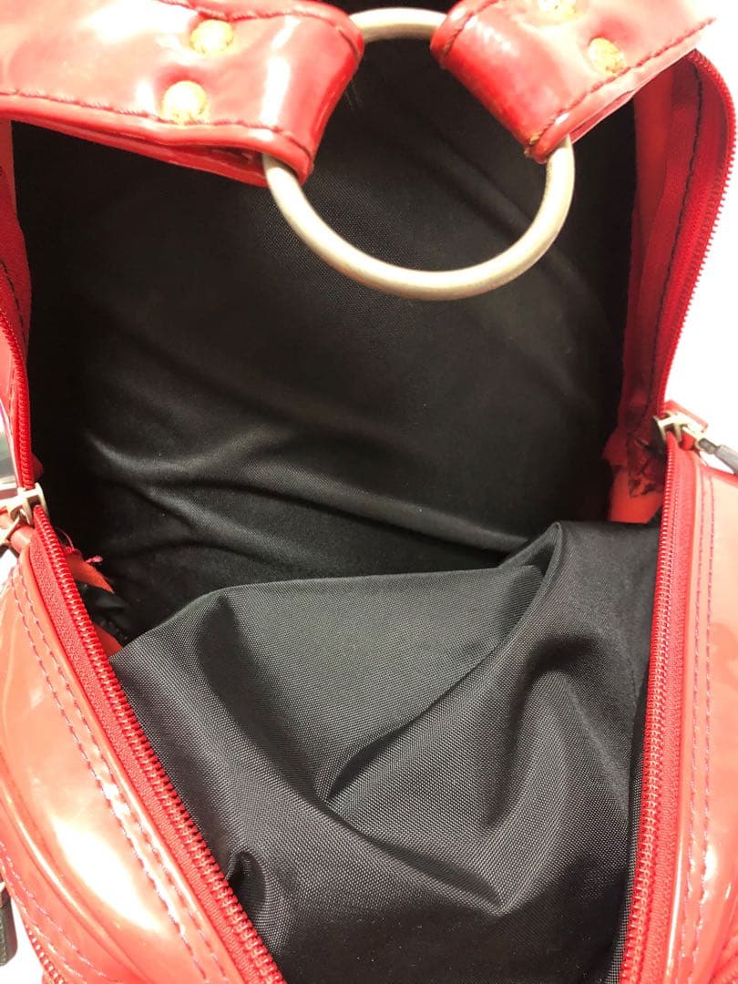 【希少品】フェラーリ エナメル キャディバッグ ゴルフバッグ 赤 レッド