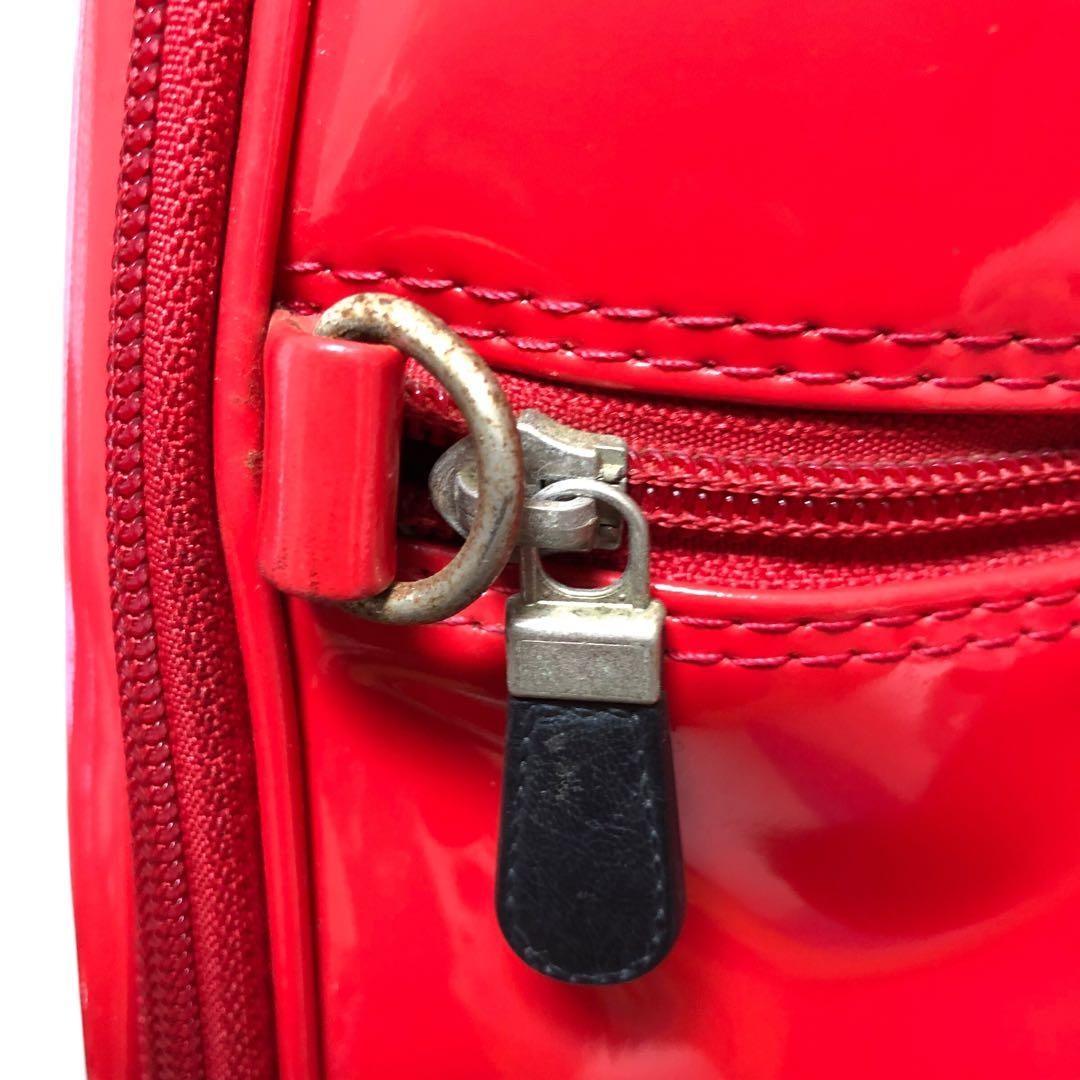 【希少品】フェラーリ エナメル キャディバッグ ゴルフバッグ 赤 レッド