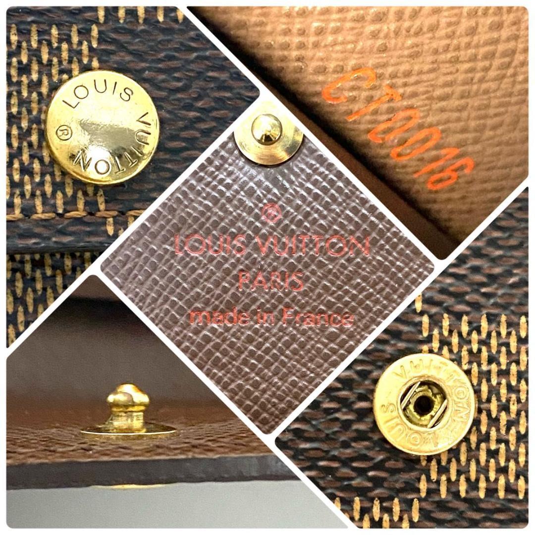 ルイ ヴィトン◎ミュルティクレ6 ダミエ エベヌ キーケース ブラウン 茶色