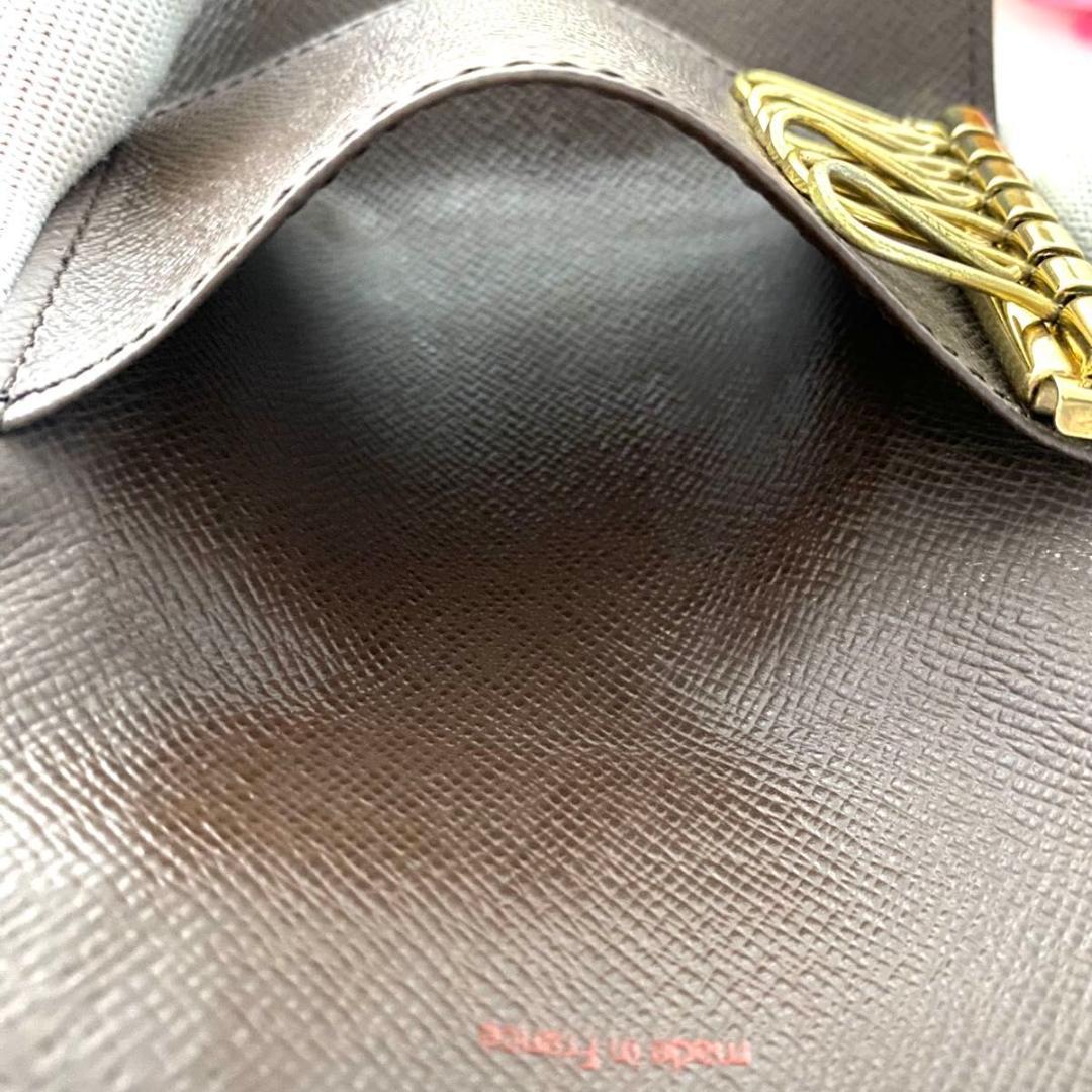 ルイ ヴィトン◎ミュルティクレ6 ダミエ エベヌ キーケース ブラウン 茶色