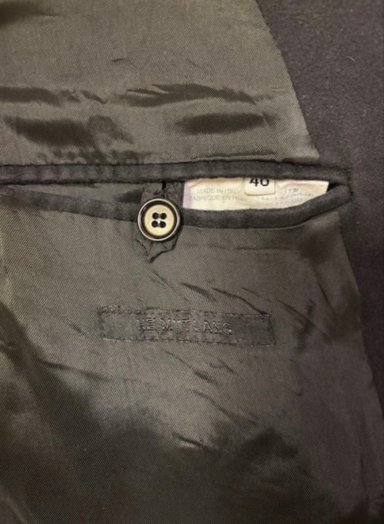 超希少】Helmut Lang 2004AW Mole Skin P-coat - メルカリ