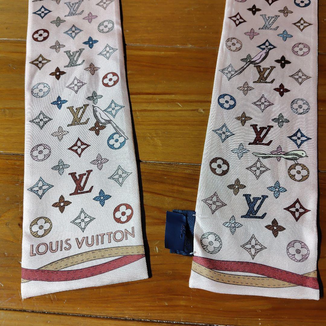 正規品★ルイヴィトン気球ヴィヴィエンヌ　モノグラム　スカーフ　バンドー　ピンク