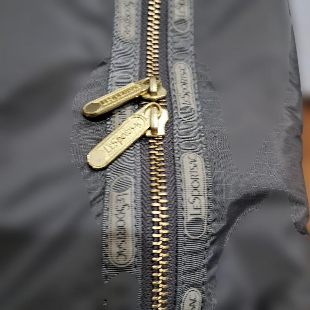 レスポートサック×風間ゆみえコラボ ボストンバッグ　2WAY チャコールグレー