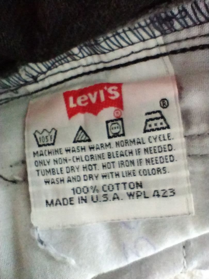 希少 アメリカ製 リーバイス501 スーパーブラック 黒 カツラギ 29 インチ