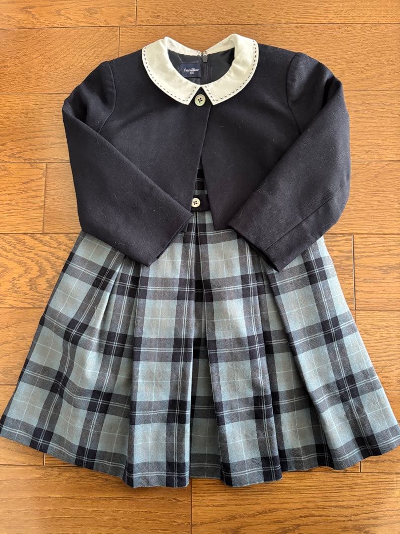 【familiar】フォーマルドレス ボレロ付き100cm