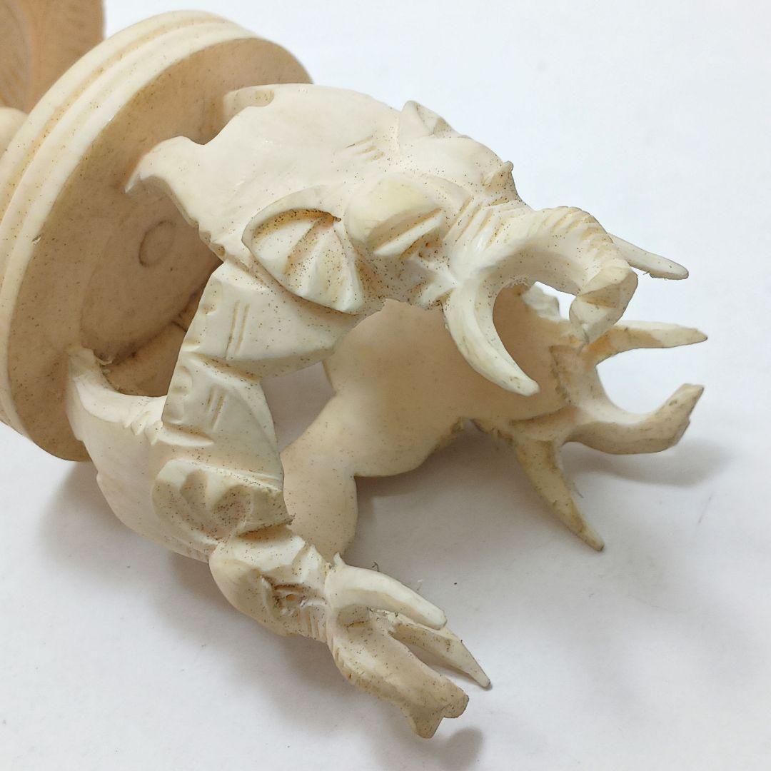 Y2293-3 極上 透かし細工 龍天球置物 総重量139.2gげ - メルカリ