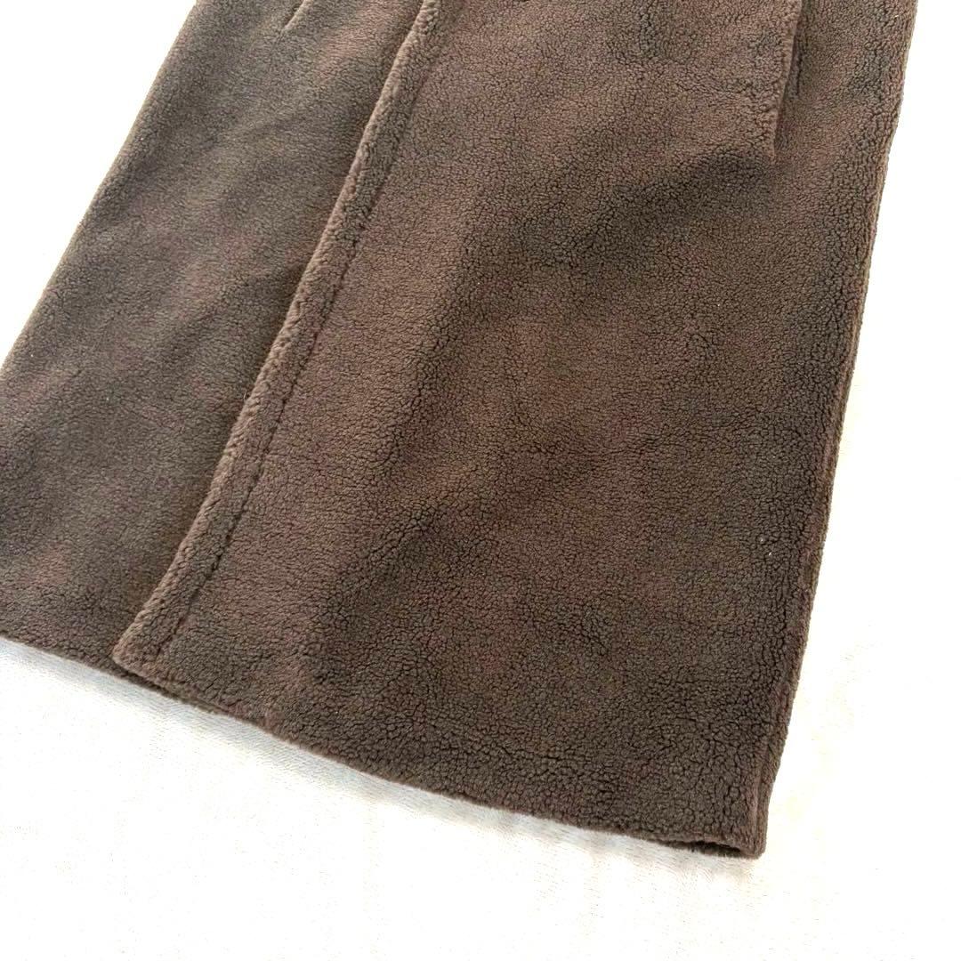 新品未使用】LOUNIE ルーニー ボア ロング ジレ ベスト テディベア 茶