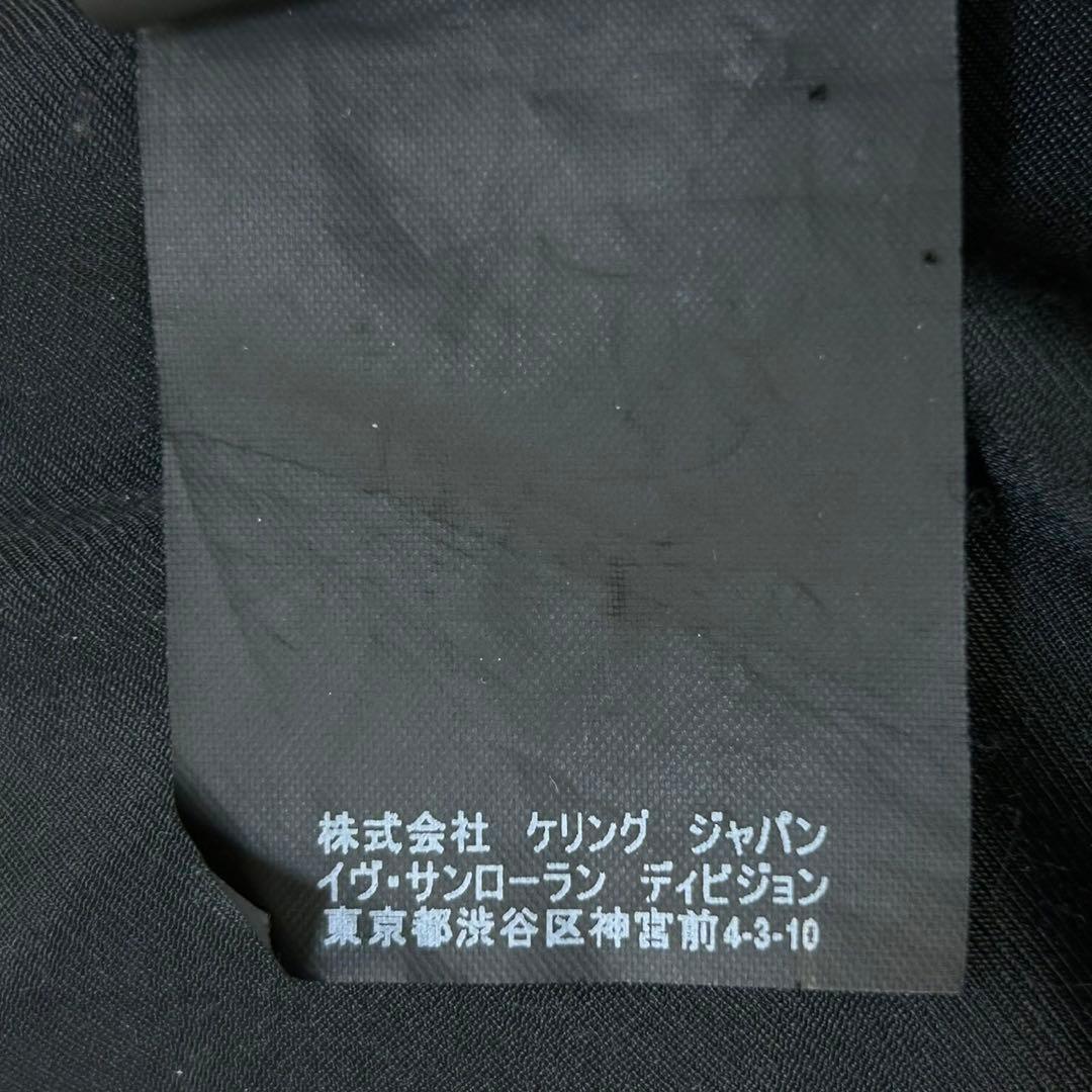 5706【美品・サイズ48】サンローラン☆レザー切替テディジャケット 人気カラー