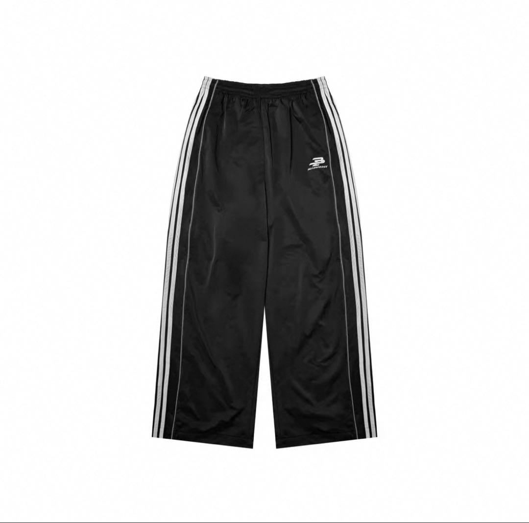 MASONPRINCE ルーズフィットサイドライン トラックパンツ シャカシャカ