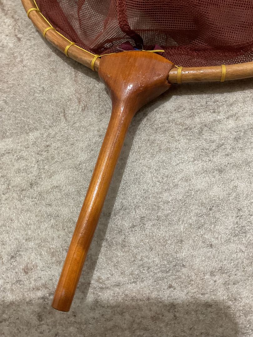 【未使用・美品】たも網　木製　3点セット