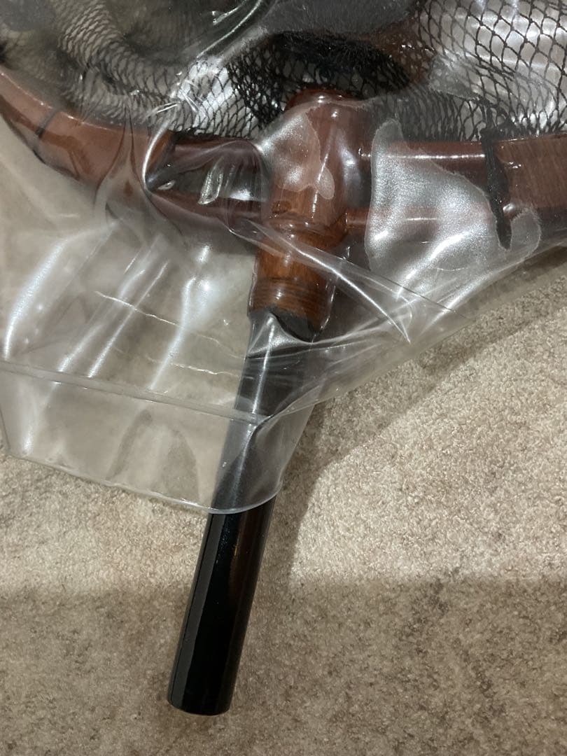 【未使用・美品】たも網　木製　3点セット