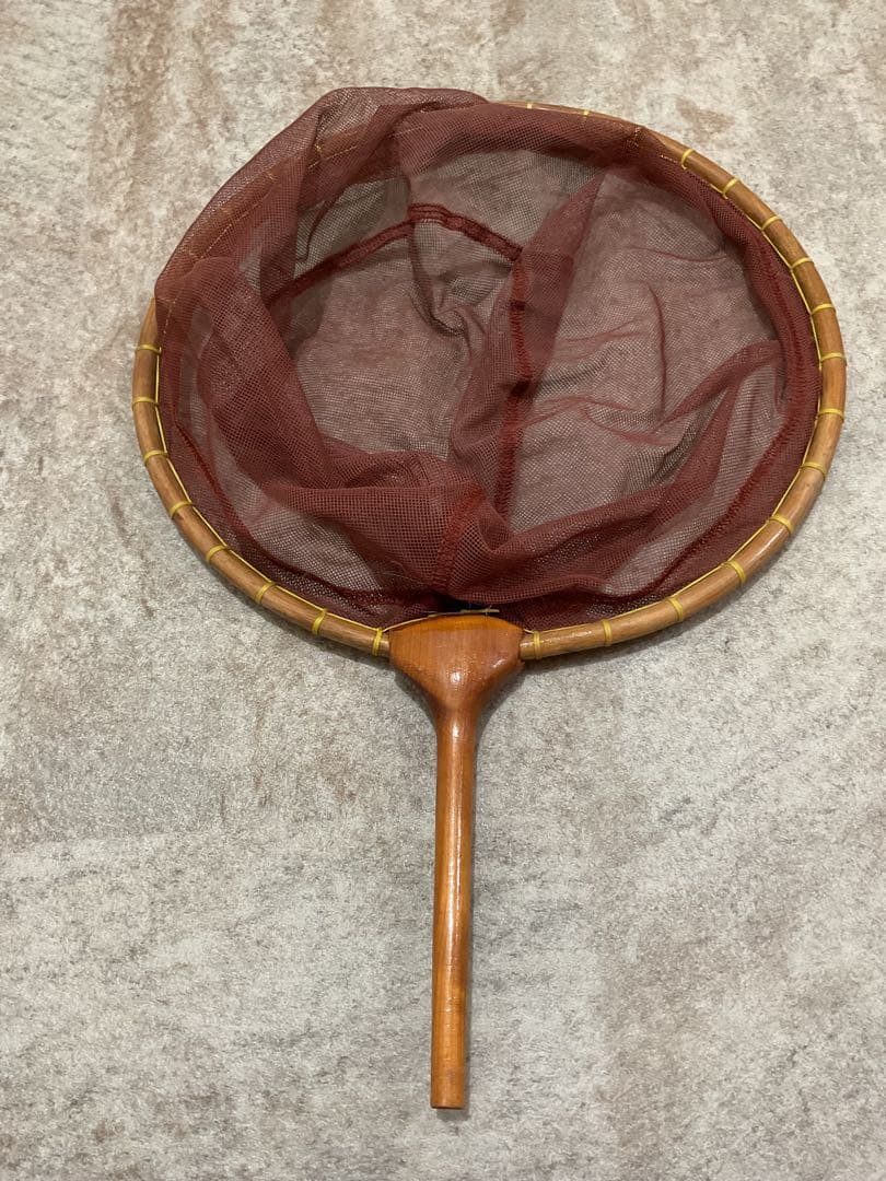【未使用・美品】たも網　木製　3点セット