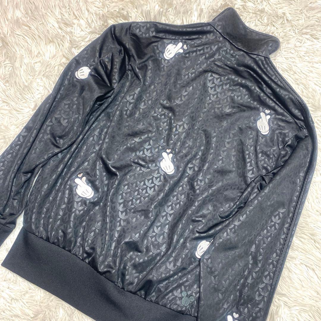 adidas ミッキーマウス×ORIGINALS モノグラム刺繍 トラックトップ