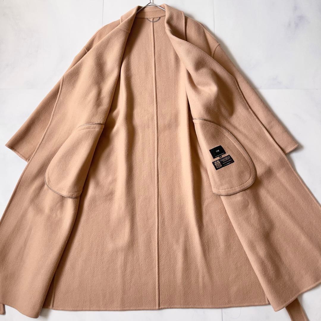 美品✨23区 MANTECOリバー ロングコート 大きいサイズ 44 ゆったり