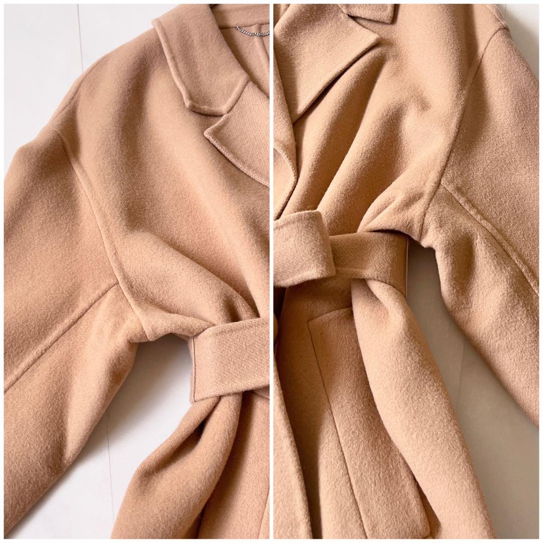 美品✨23区 MANTECOリバー ロングコート 大きいサイズ 44 ゆったり