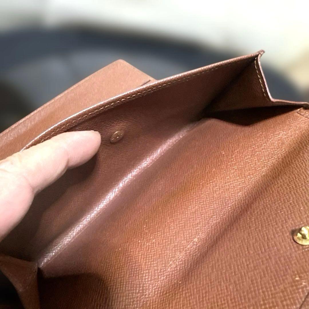 ⑤★優良品 ♪モノグラム 三つ折り長財布