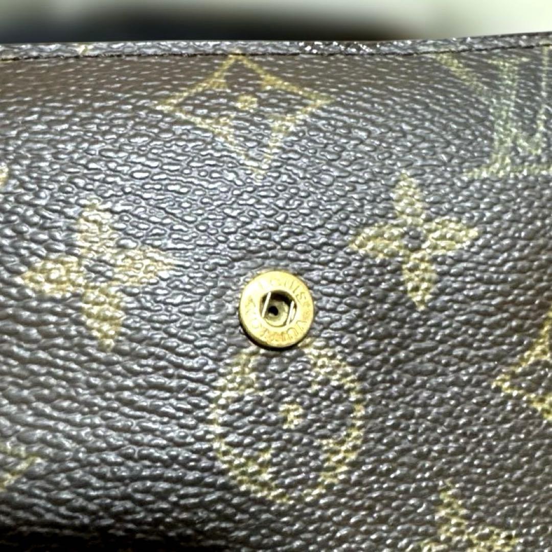 ⑤★優良品 ♪モノグラム 三つ折り長財布