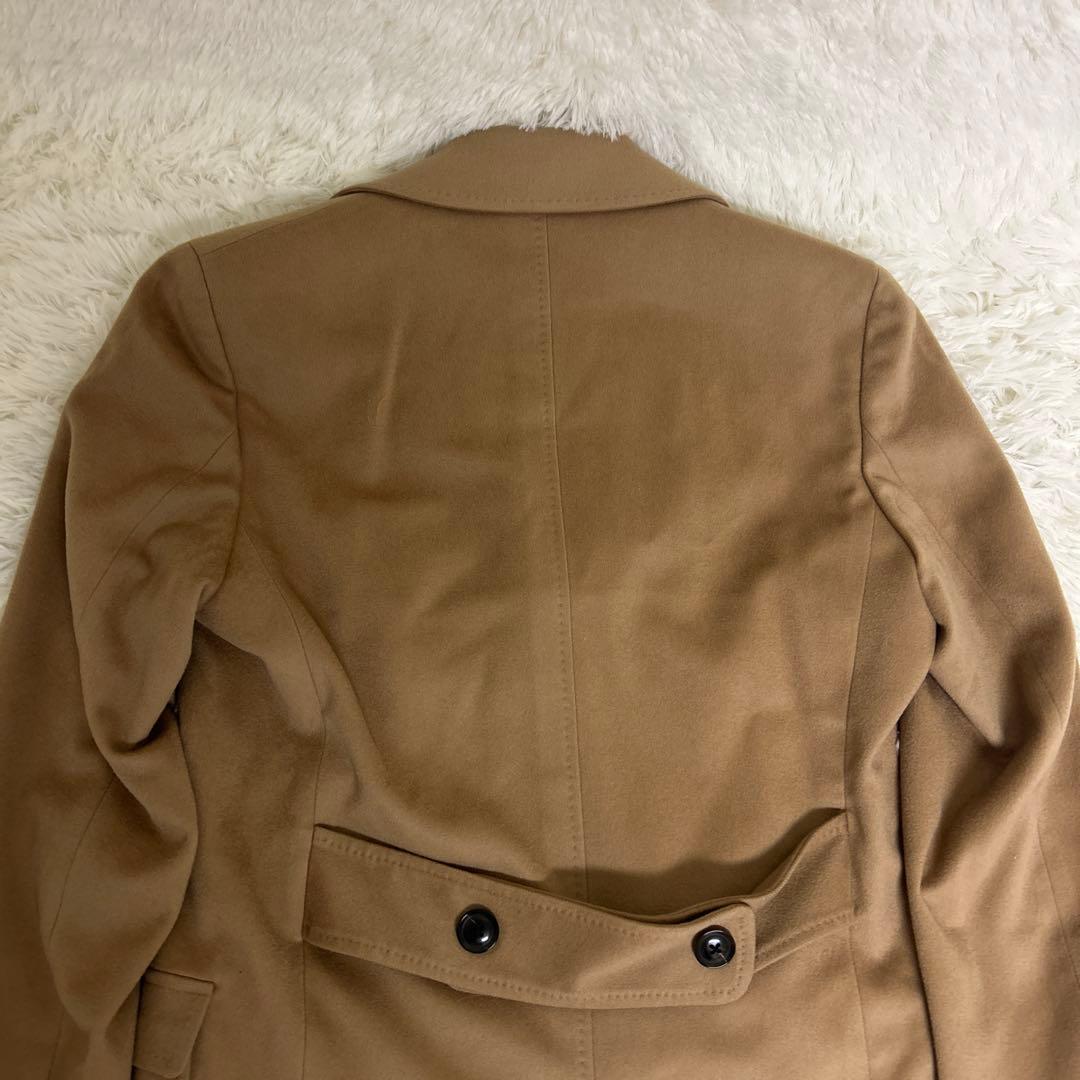 【美品】カシミヤ混　ロロピアーナ × 麻布テーラー チェスターコート キャメル