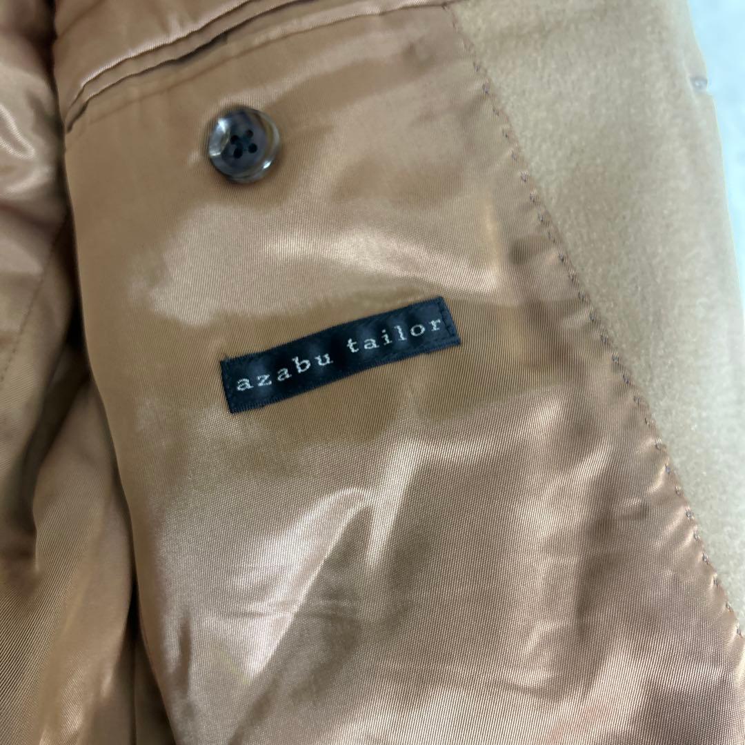 【美品】カシミヤ混　ロロピアーナ × 麻布テーラー チェスターコート キャメル