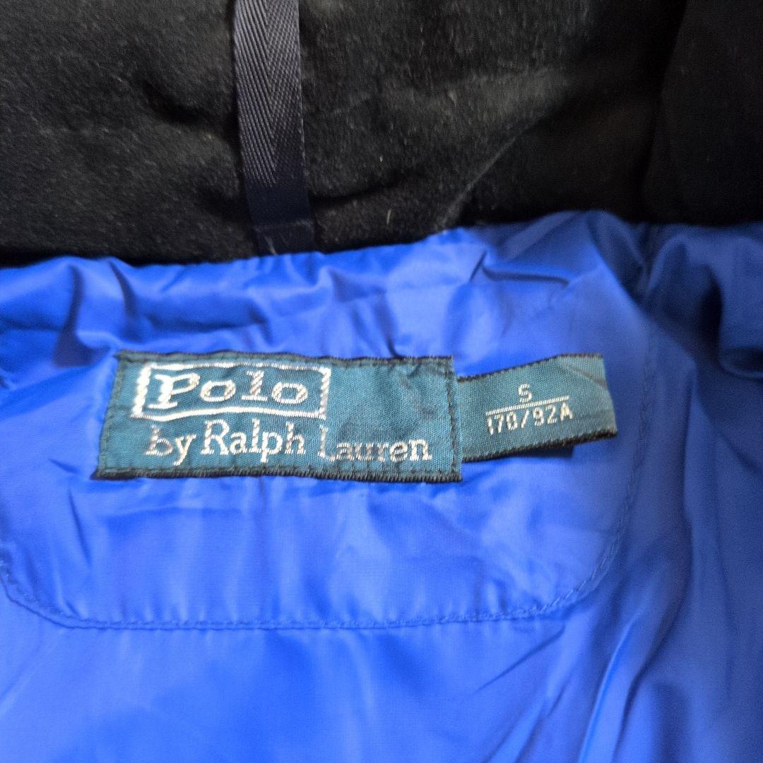 ポロバイラルフローレン　ダウンジャケット　ビックポニー　ネイビー　メンズSサイズ