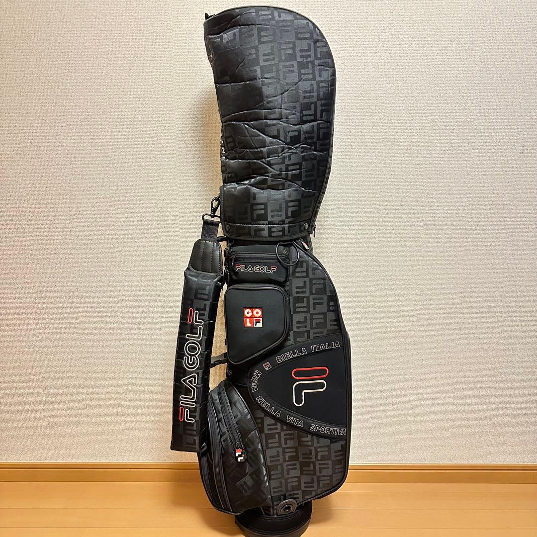 美品✨FILA GOLF✨キャディバッグ✨ネームプレート付 激安