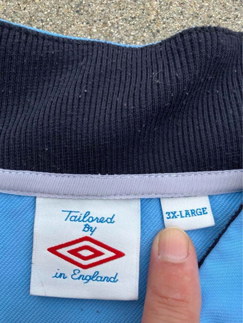 【超希少3XL】UMBRO×マンチェスターシティ/ピステ/ドリルトップ/アンブロ