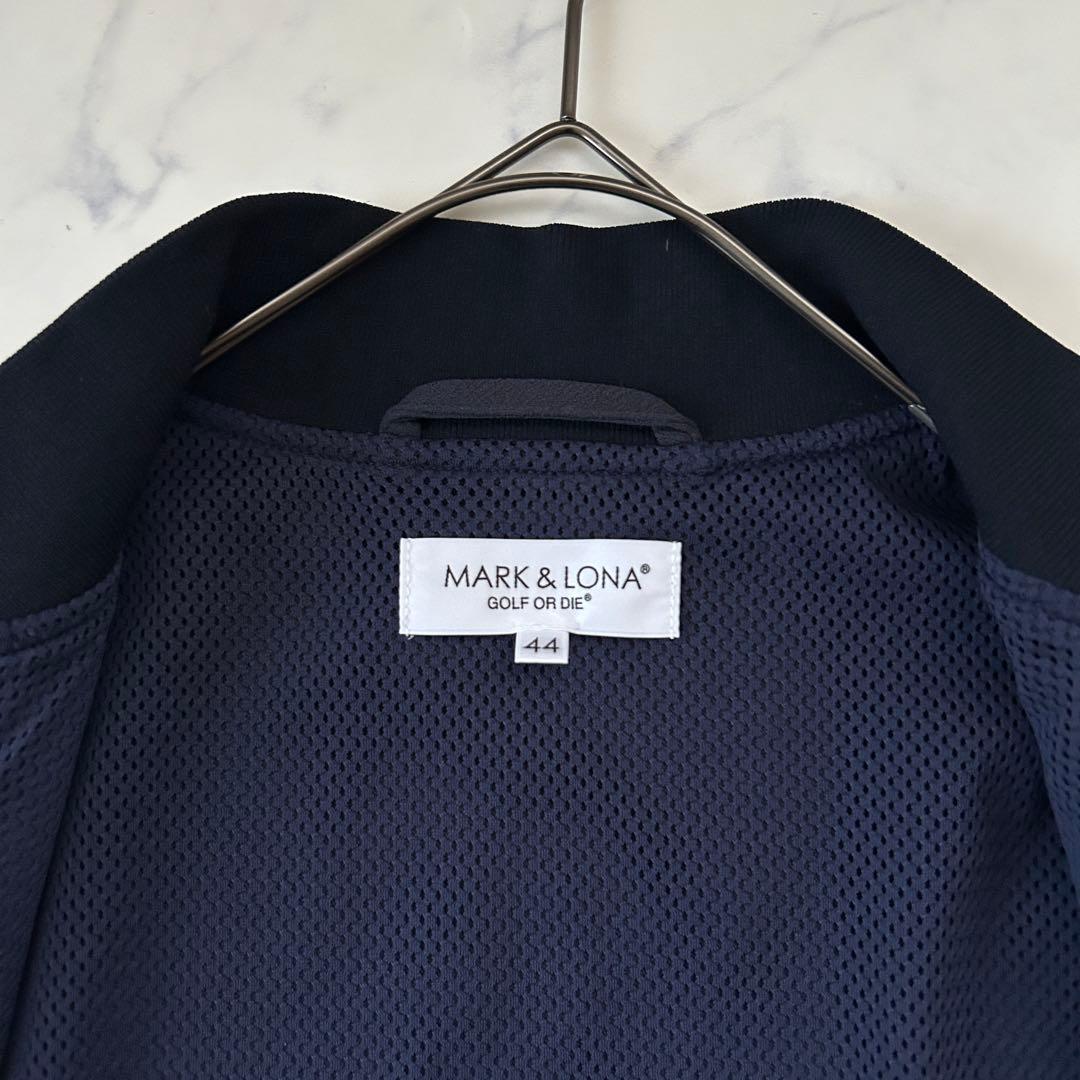 マークアンドロナ 2023年モデル ダブルジップ ベスト 刺繍 ゴールド金具