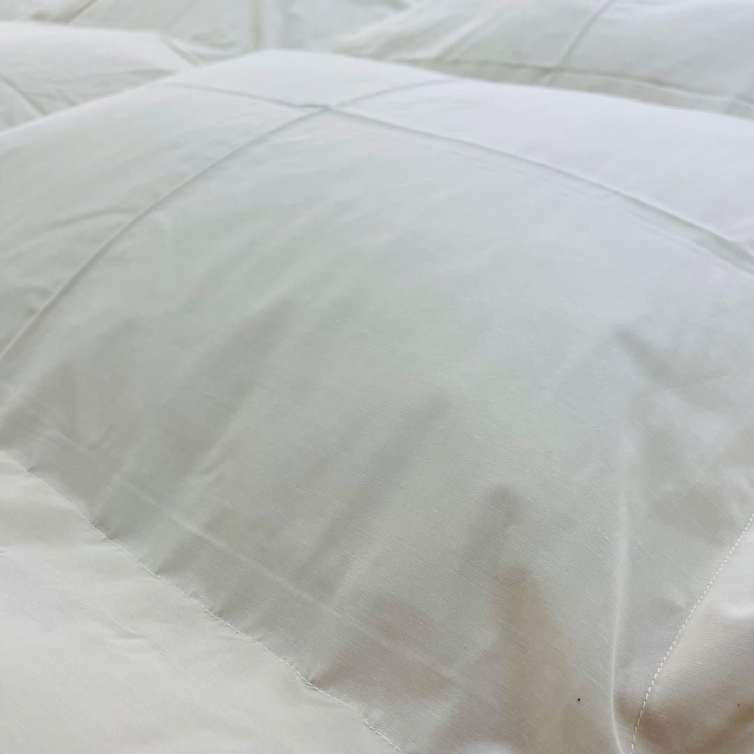 羽毛布団 ダブル 増量 抗菌防臭羽毛 日本製 サンドベージュ色 訳あり特別価格