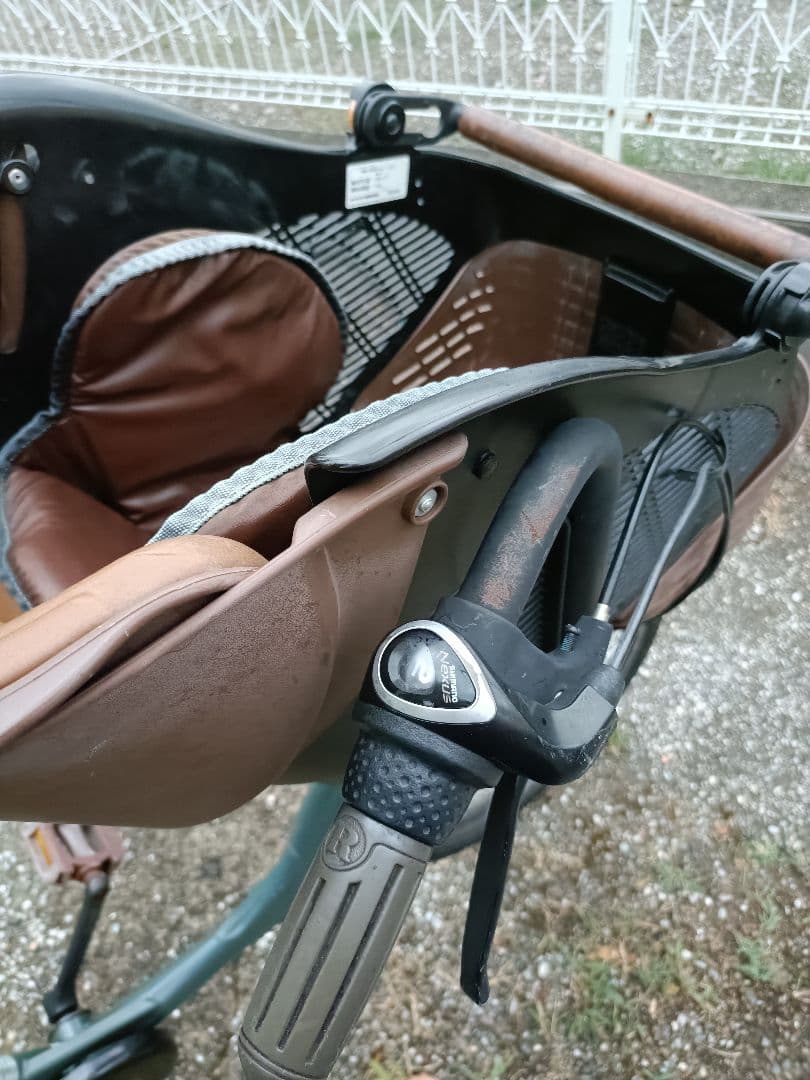 M*U様 自転車 チャイルドシート付き グリーン