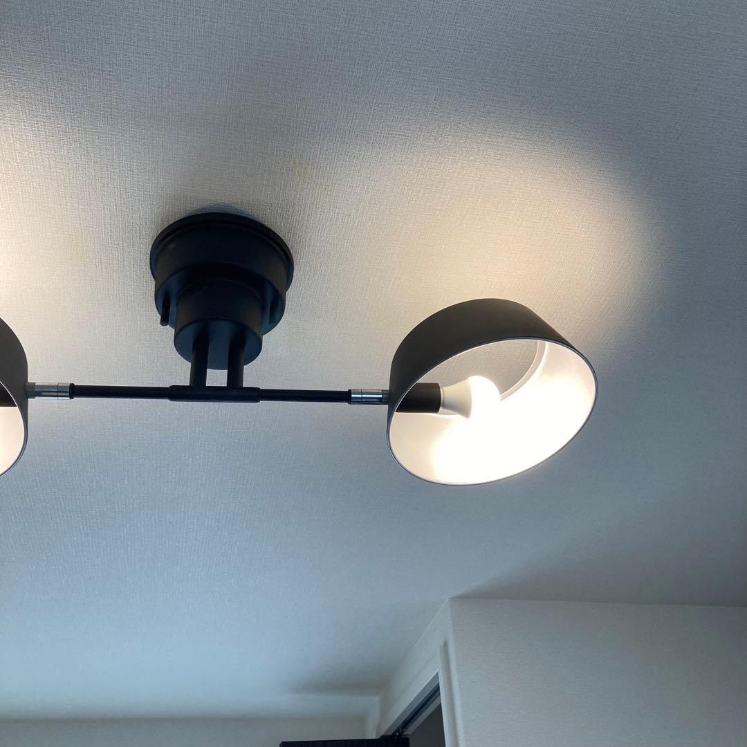 エルックス 2灯シーリングライト カピエンテ ヴィンテージシルバー