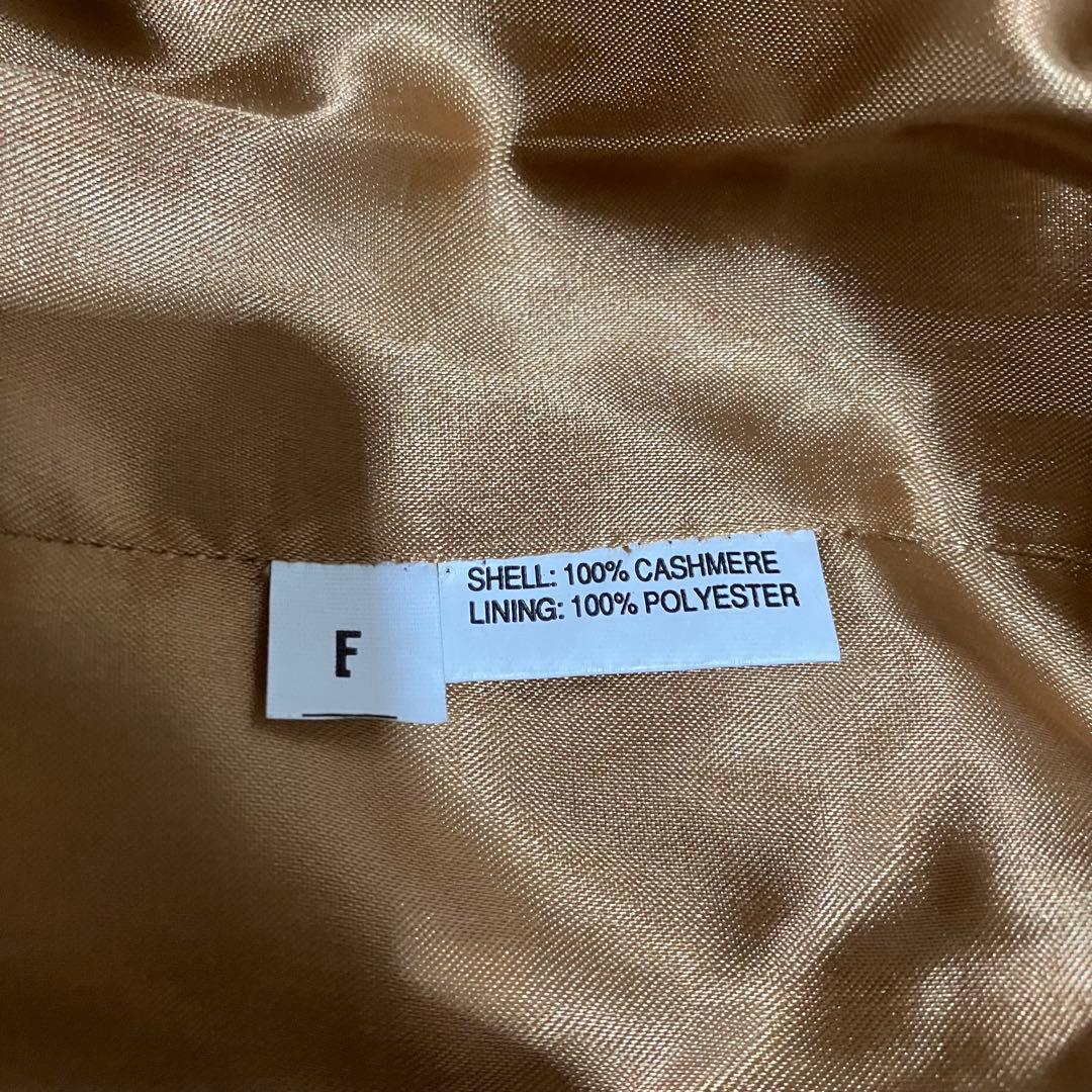 新品 最高級品 カシミヤ100％ チェスターコート 茶 XXL 大きいサイズ