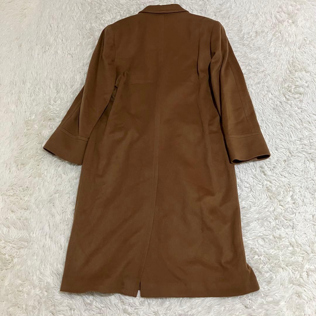 新品 最高級品 カシミヤ100％ チェスターコート 茶 XXL 大きいサイズ