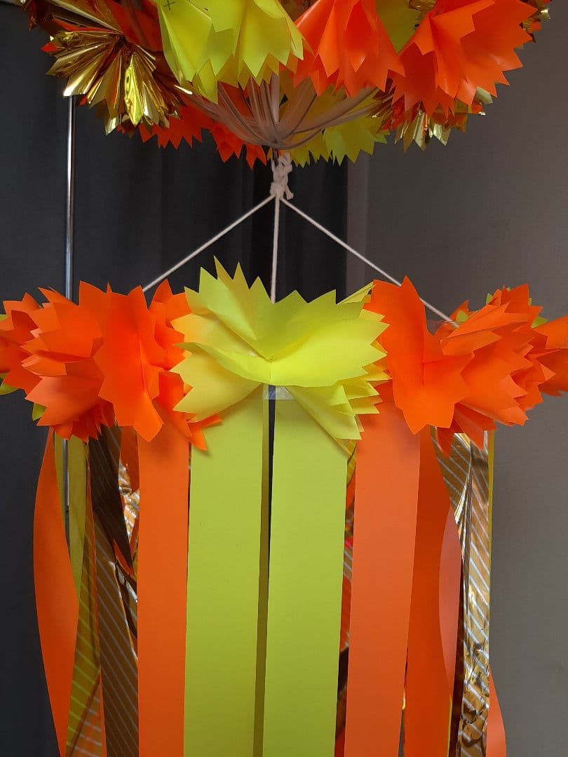 七夕　吹き流し(オレンジ)