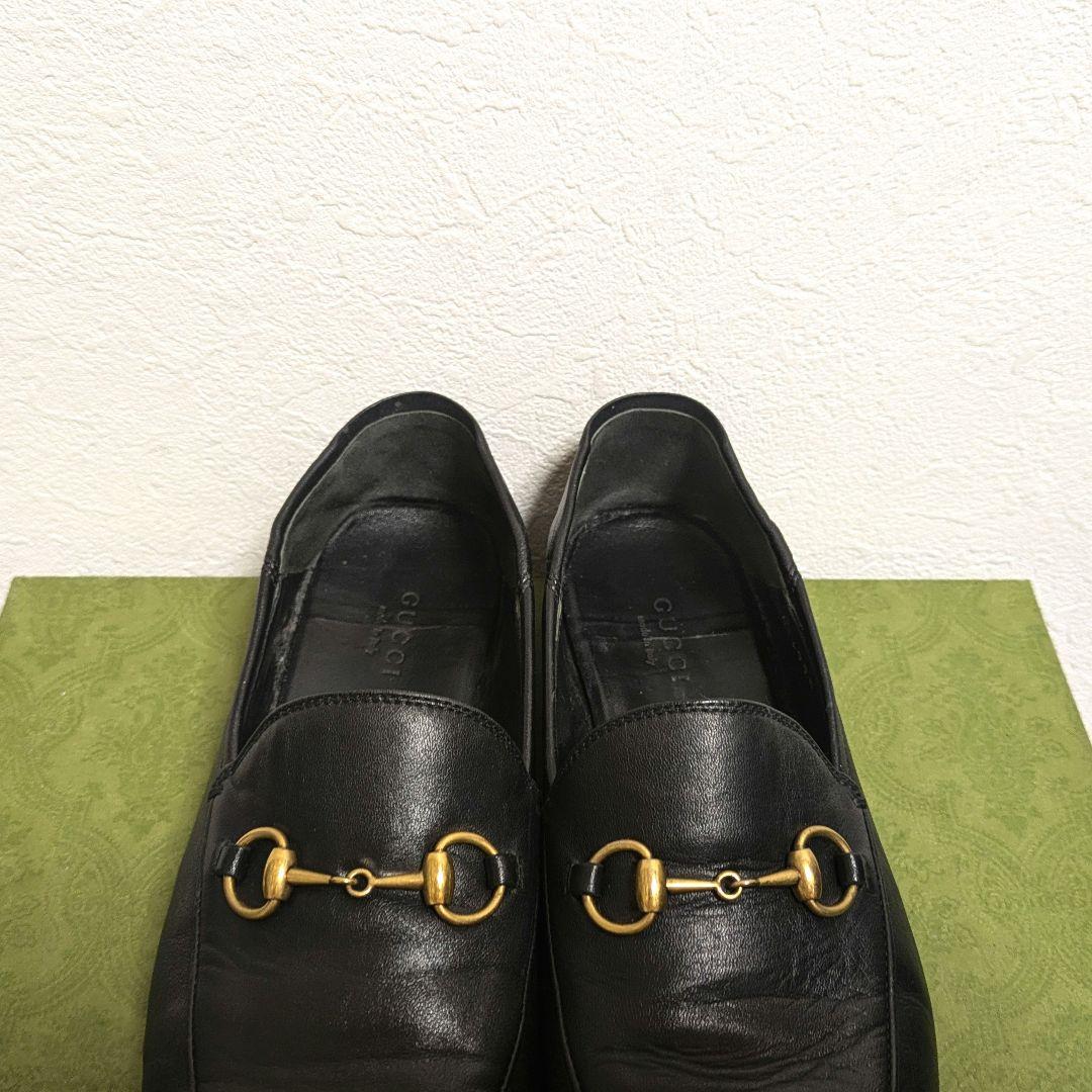 GUCCI　ホースビットローファー　ブリクストン　黒　37 1/2