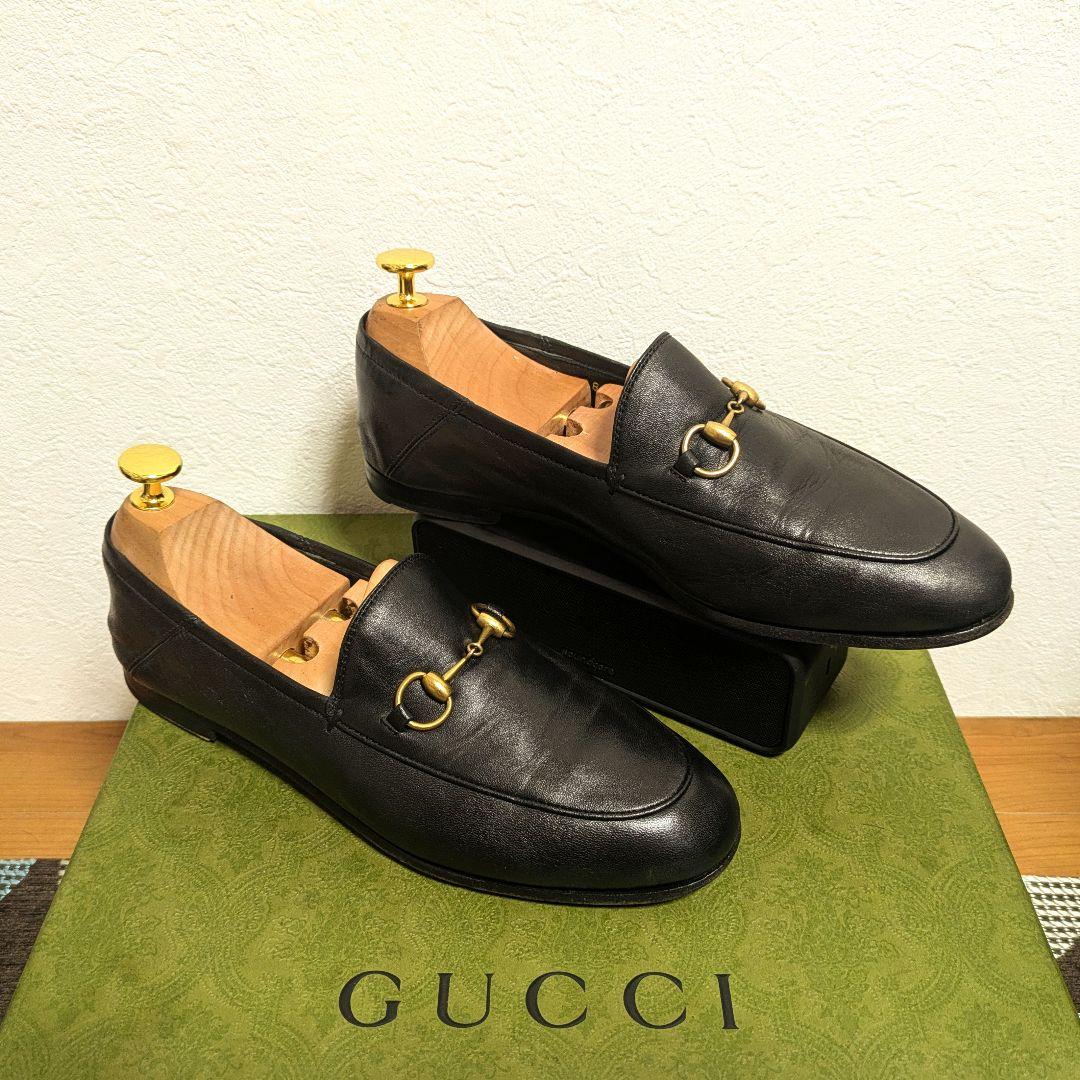 GUCCI　ホースビットローファー　ブリクストン　黒　37 1/2