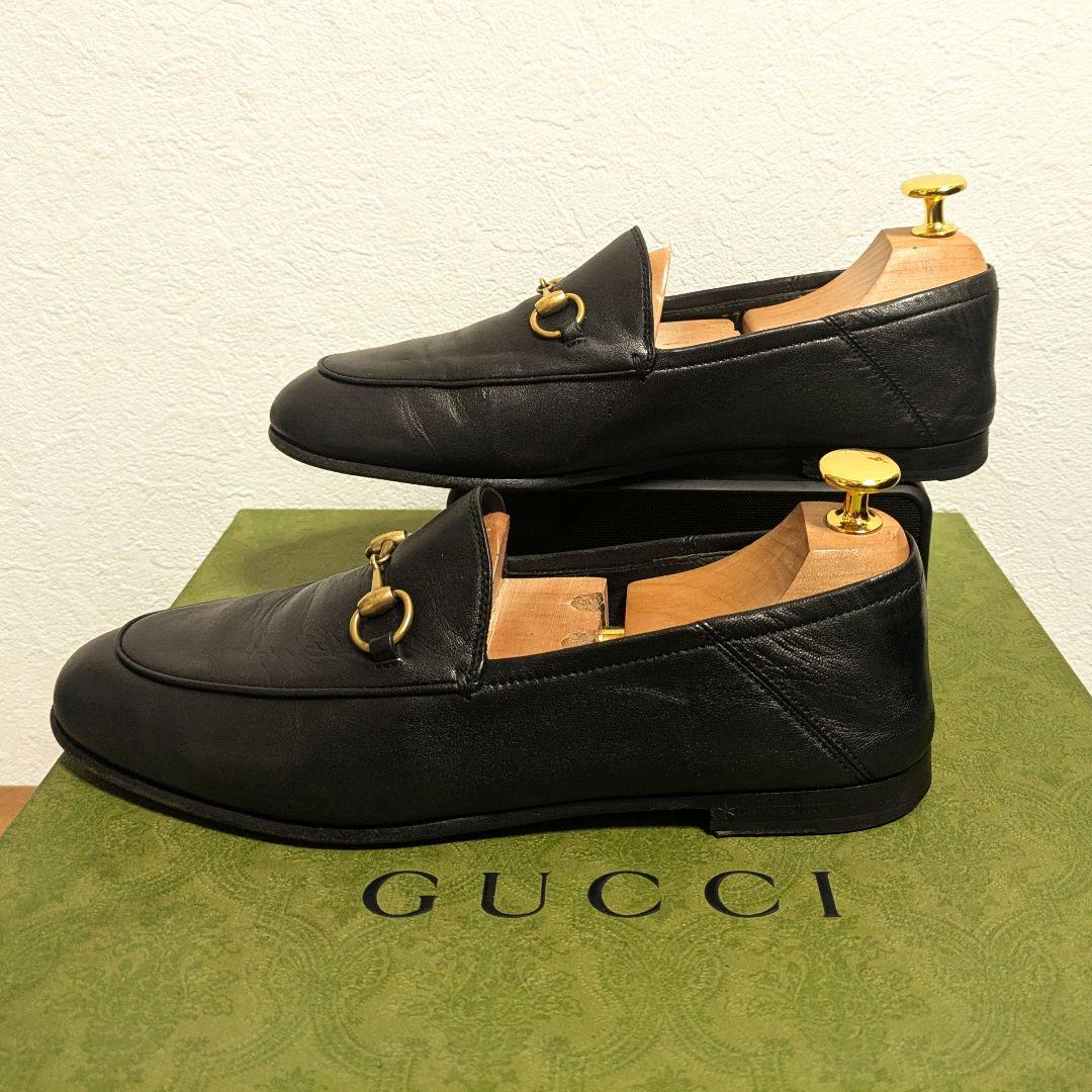GUCCI　ホースビットローファー　ブリクストン　黒　37 1/2