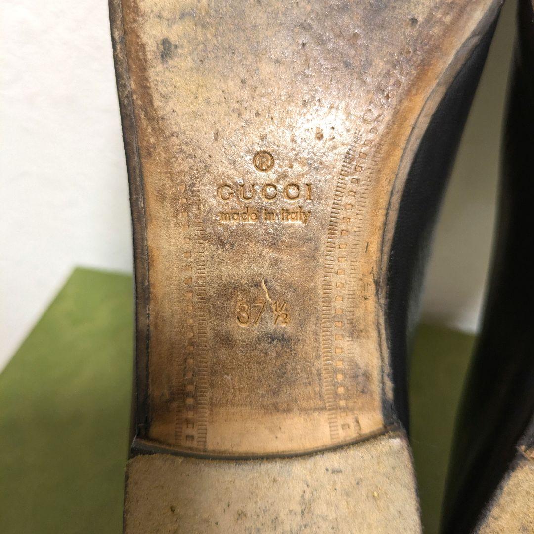 GUCCI　ホースビットローファー　ブリクストン　黒　37 1/2