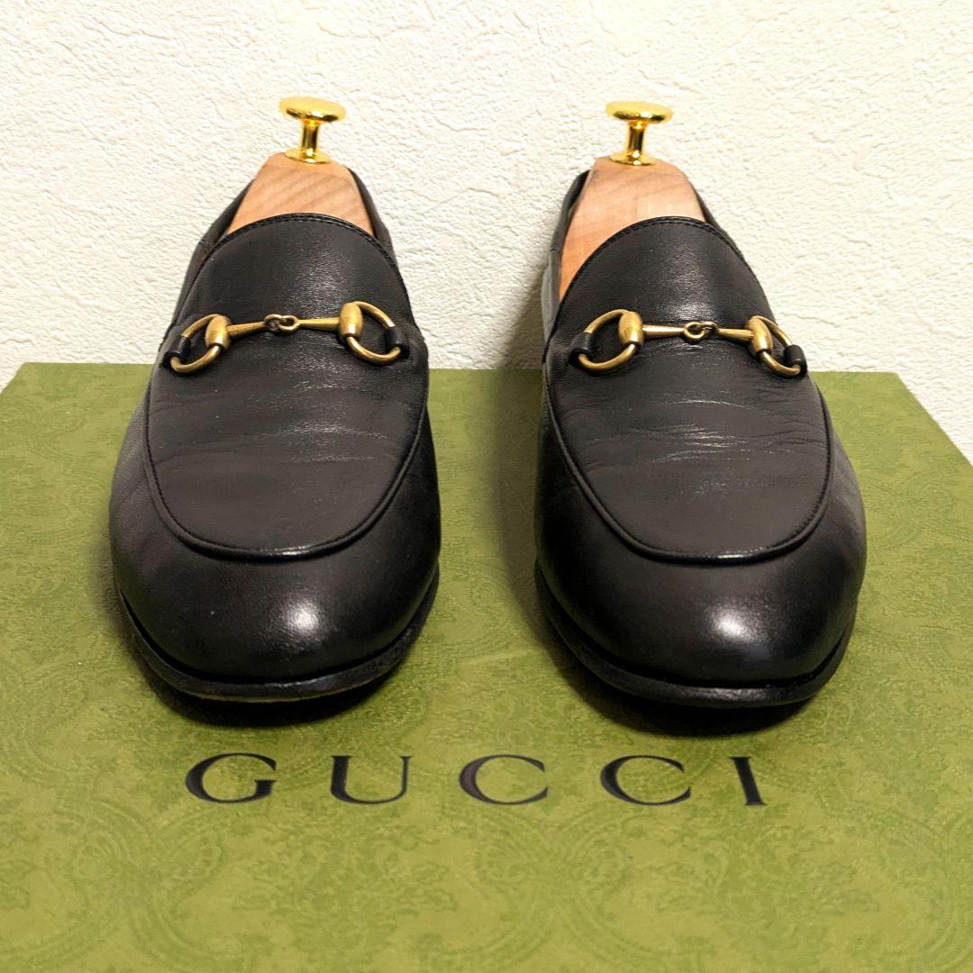 GUCCI　ホースビットローファー　ブリクストン　黒　37 1/2