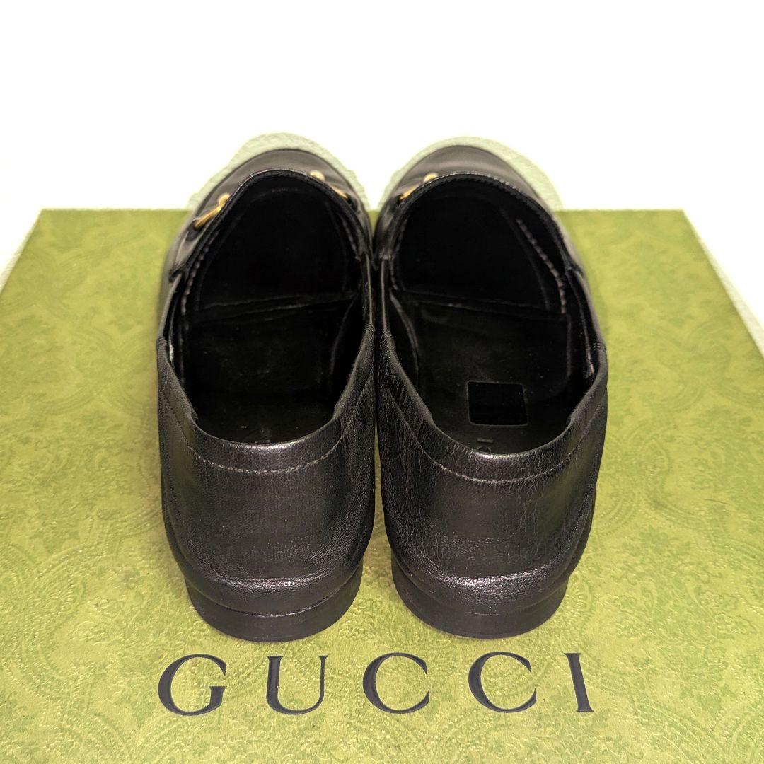 GUCCI　ホースビットローファー　ブリクストン　黒　37 1/2