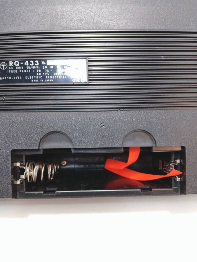 【昭和レトロ】ナショナル FM/AMラジオカセット MAC RQ-433元箱付き