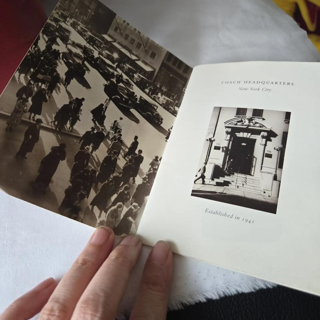 Coach レザー バックパック レッド 9960 ターンロック レザー