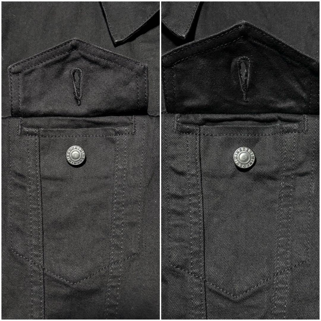 【サイズ１】MINEDENIM デニムジャケット OWS ブラック キムタク着