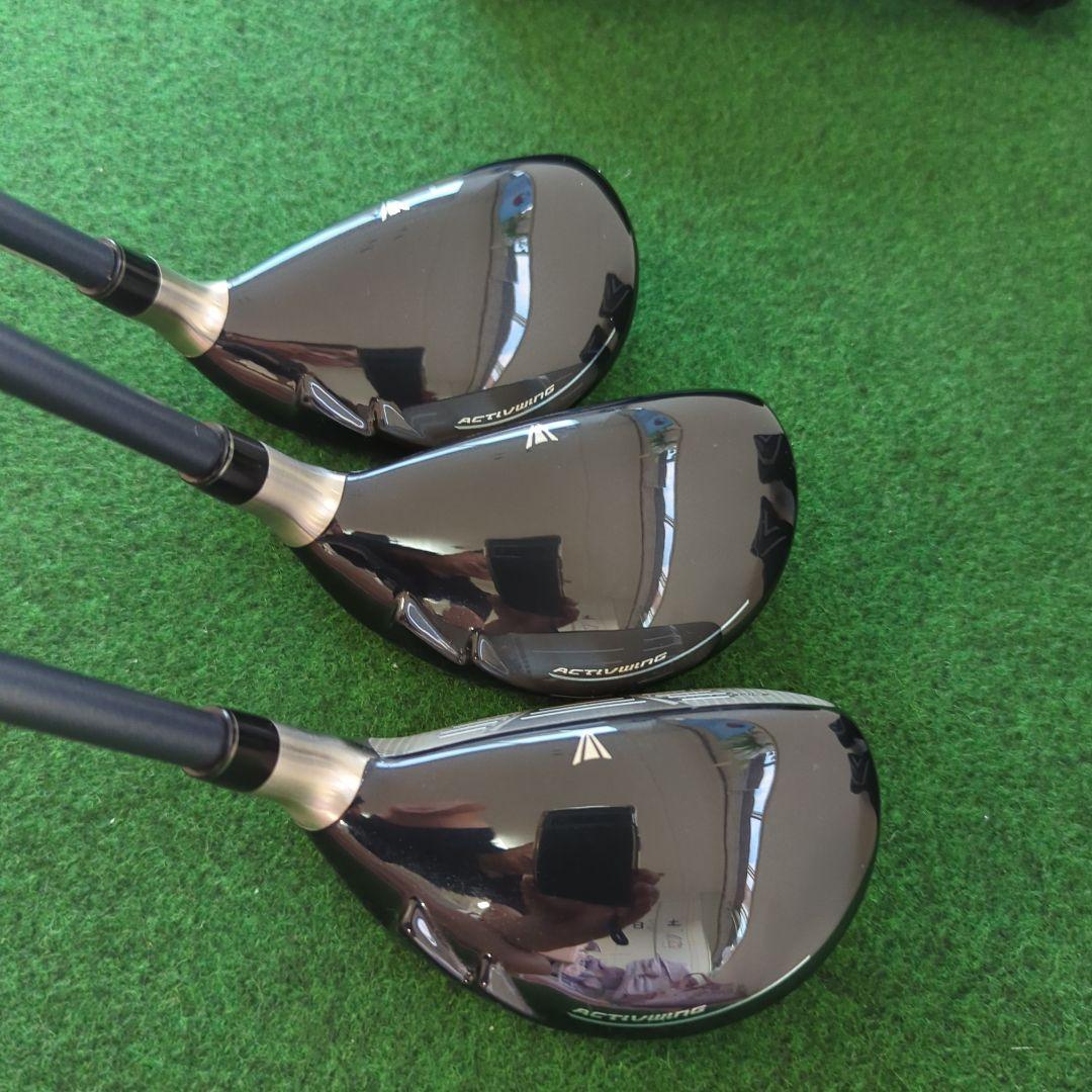 ゼクシオ14 ユーティリティ ハイブリッド4、5、6の3本セット シャフト