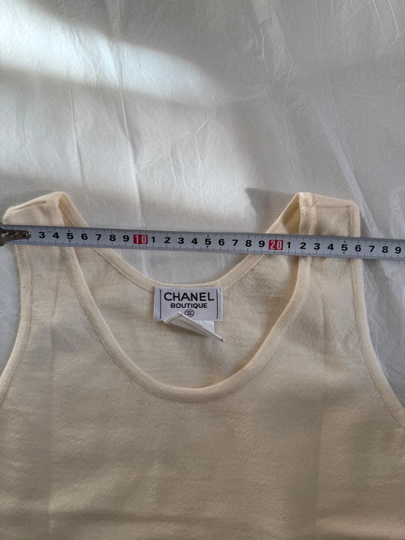 CHANEL オールインワン サイズ38 アイボリー・ブラック