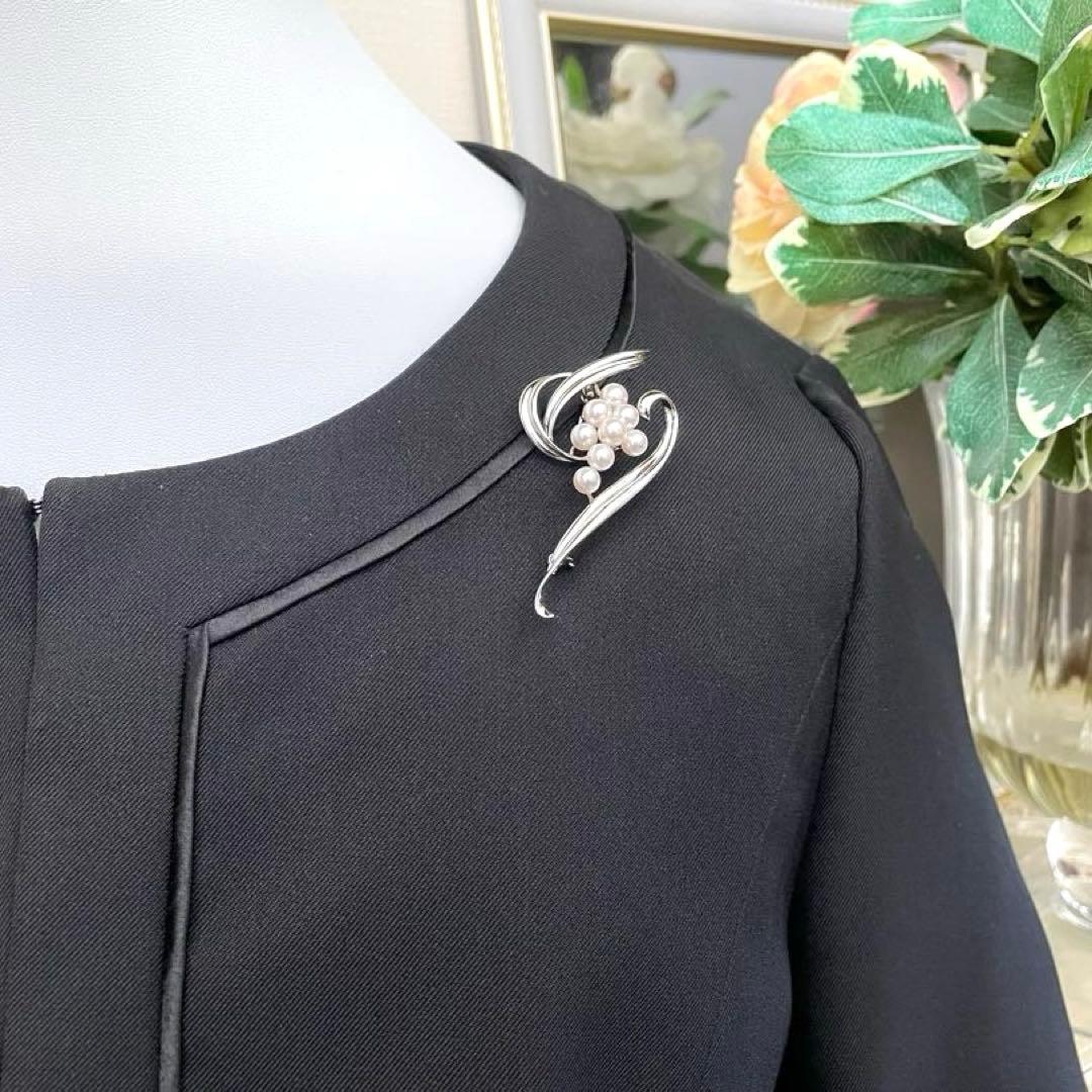 ミキモト　パールブローチ　あこや真珠　本真珠　入学式　卒業式　ベビーパール