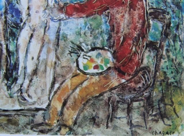 マルク・シャガール【ARTIST PAINTING THE LOVERS】