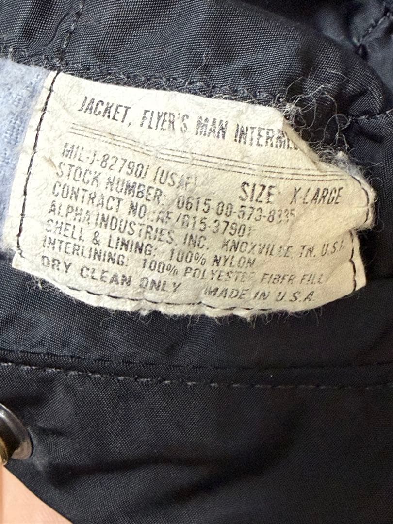 A*A様 90s ALPHA MA-1フライトジャケット USA製 IDEAL