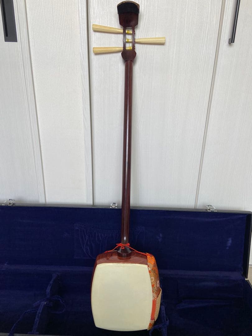 地歌用紅木棹 さ三味線 演奏会用 地唄
