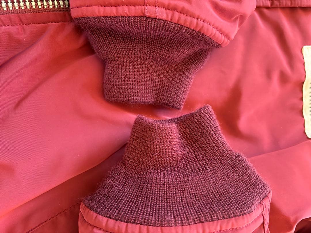 ケ*ウ様 AVIREX MA-1 フライトジャケット 2XLバーガンディ